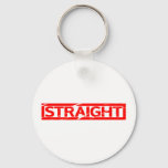 Straight Stamp Keychain