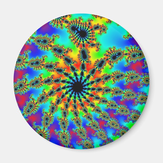 Straight Trippin Magnet - round (Front)