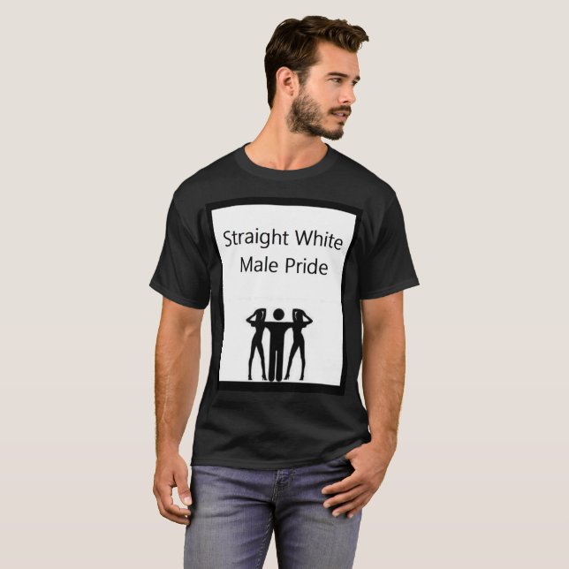 Straight White Male Pride T-Shirt - Ladies Edition (Front Full)