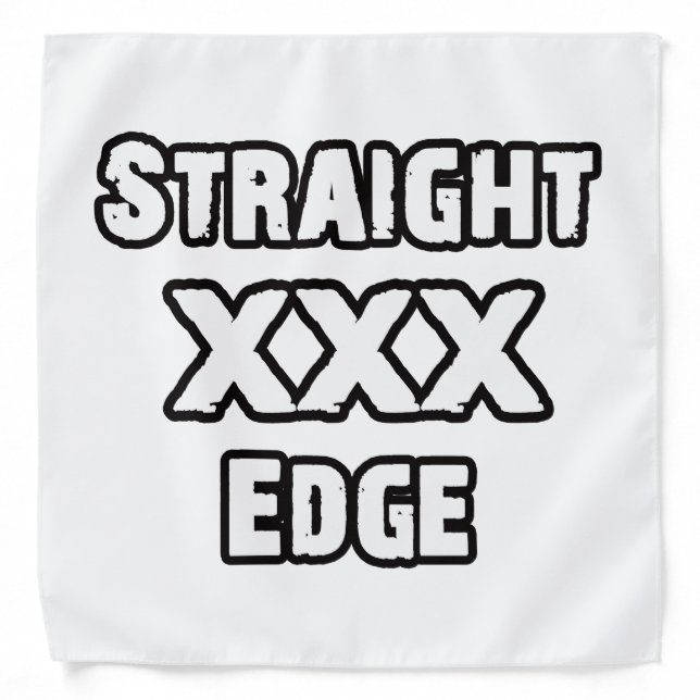Straightedge Bandana (Front)
