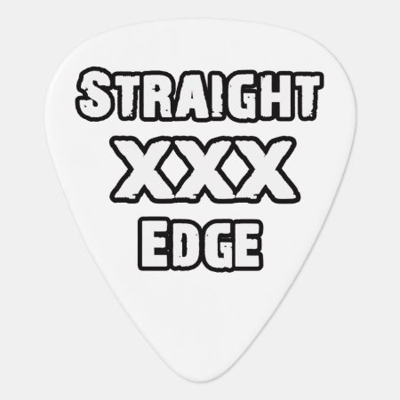Straightedge Guitar Pick