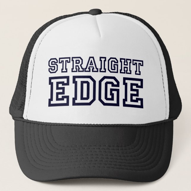 StraightEdge Trucker Hat (Front)