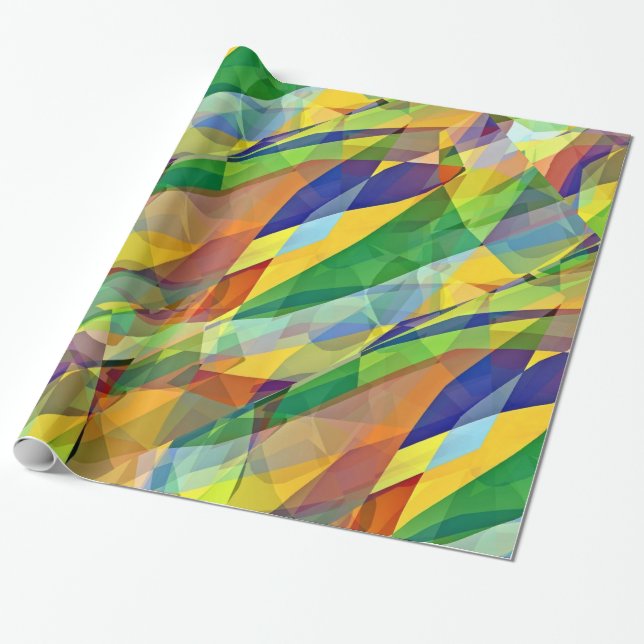 Strained Glass Gift Wrap (Unrolled)