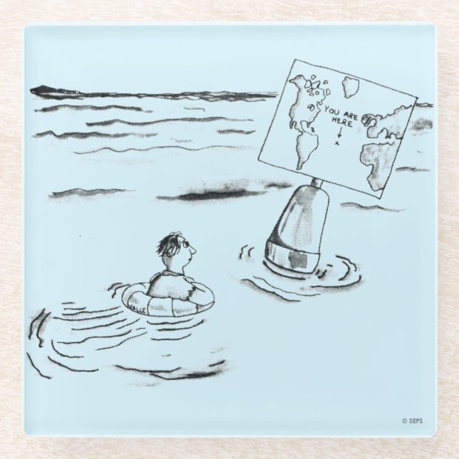 Stranded Glass Coaster (Front)