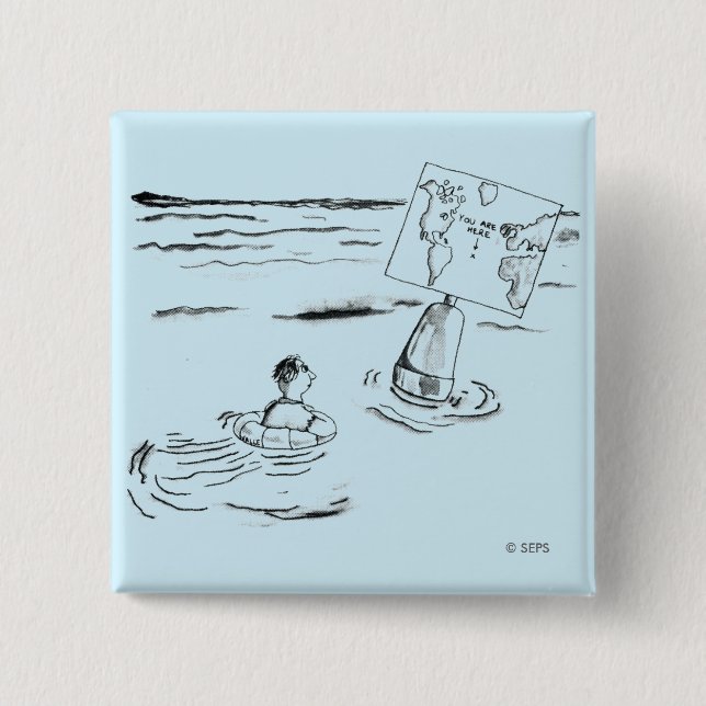 Stranded Pinback Button (Front)