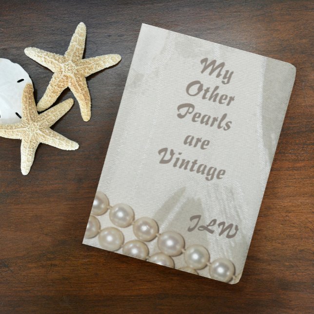Strands of Pearls Elegant Stylish Passport Holder (Creator Uploaded)