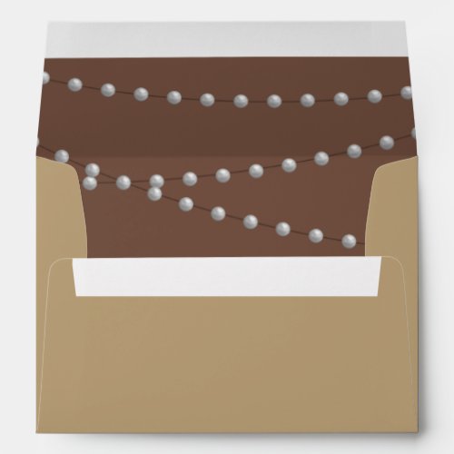 Strands of Pearls on Brown Envelope