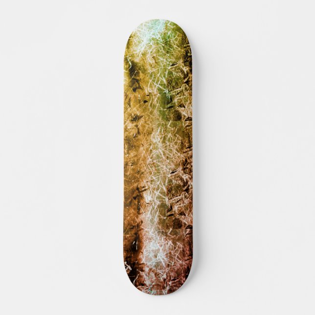 Strange aged fibrous texture and dirt or burnt skateboard (Front)