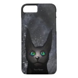 Strange Alien Cat - Night Sky iPhone 8/7 Case