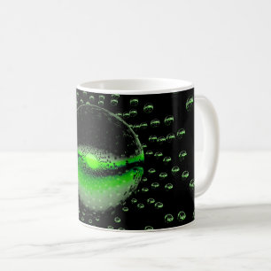 Strange Alien Orbs Emitting An Eerie Green Light Coffee Mug