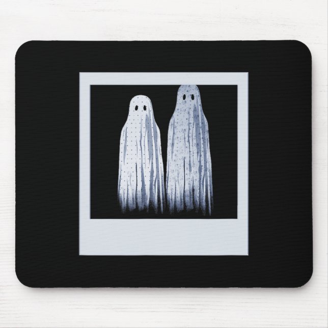 Strange And Unusual Ghost Photo Funny Horror Movie Mouse Pad (Front)