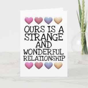 STRANGE AND WONDERFUL FUNNY ROMANTIC CARDS