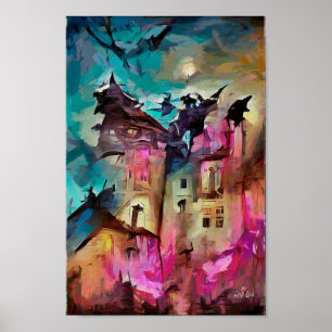 STRANGE CASTLE art and fantasy poster