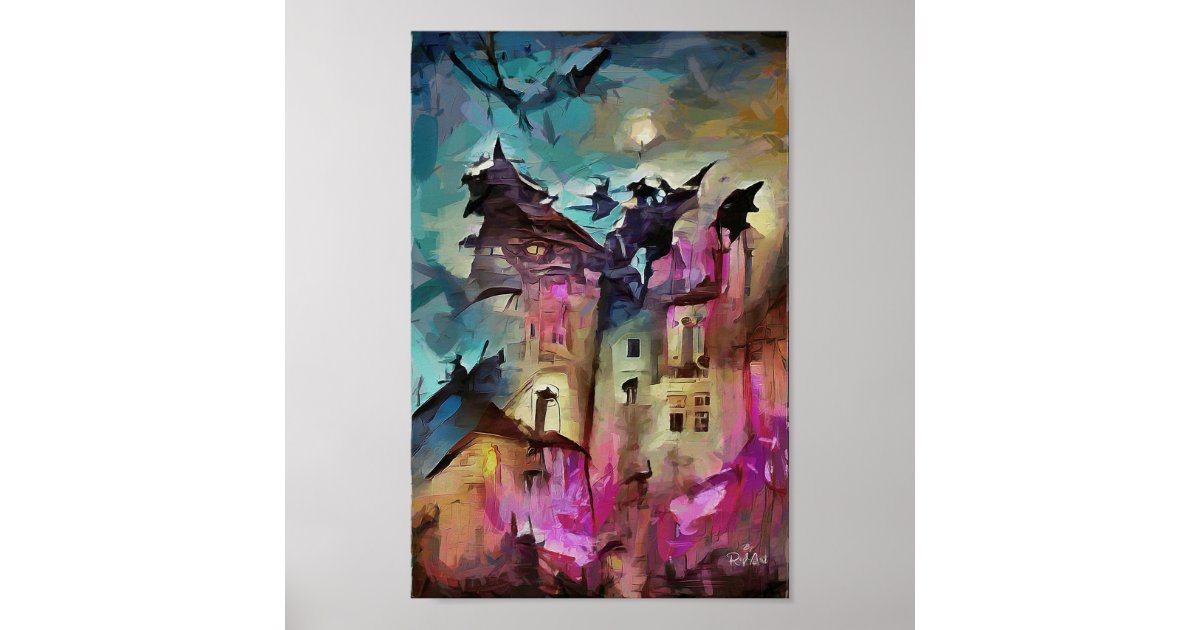 STRANGE CASTLE art and fantasy poster | Zazzle