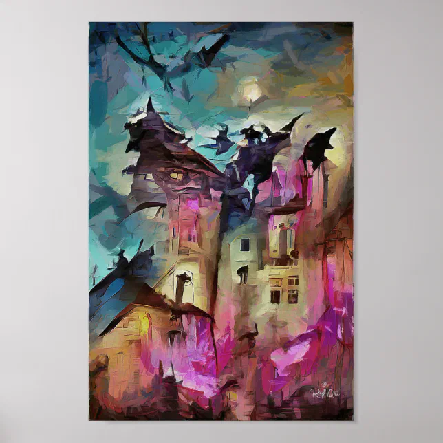 STRANGE CASTLE art and fantasy poster | Zazzle