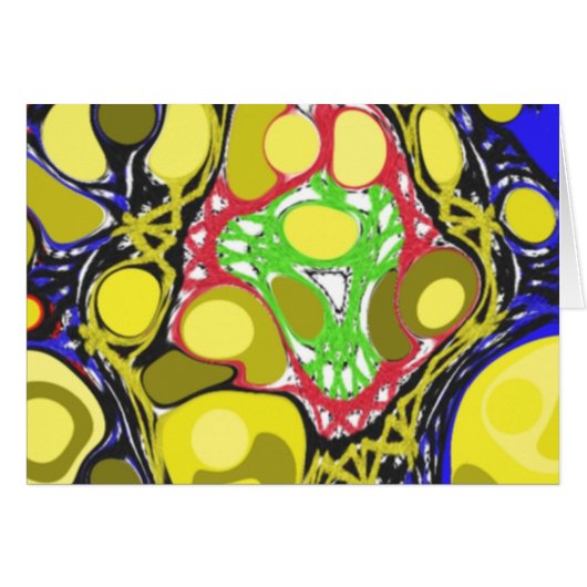 Strange colorful pattern cards (Front Horizontal)