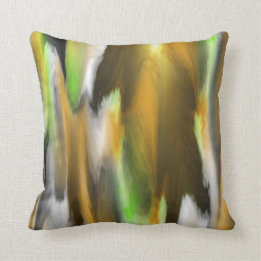 Strange colorful pattern throw pillow
