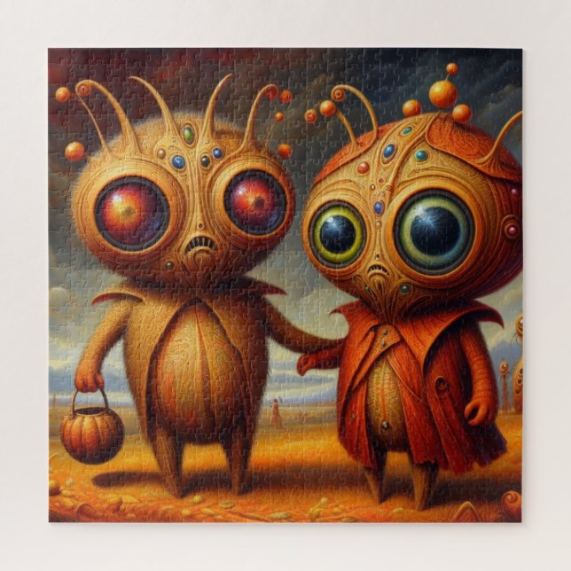 Strange creatures jigsaw puzzle (Vertical)