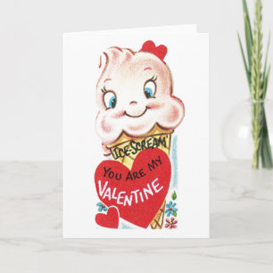 Strange Eerie Vintage Valentine Card 12