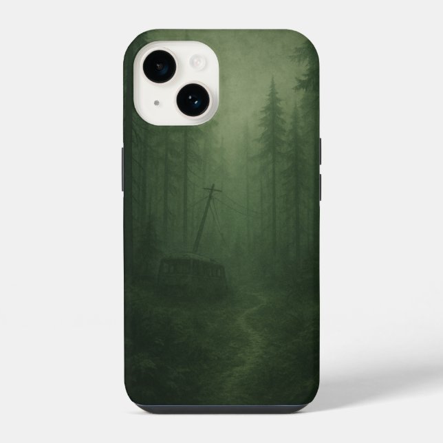 strange forest iphone case (Back)
