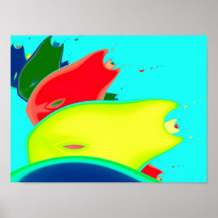 Strange Fruit Fine Fractal Art Poster