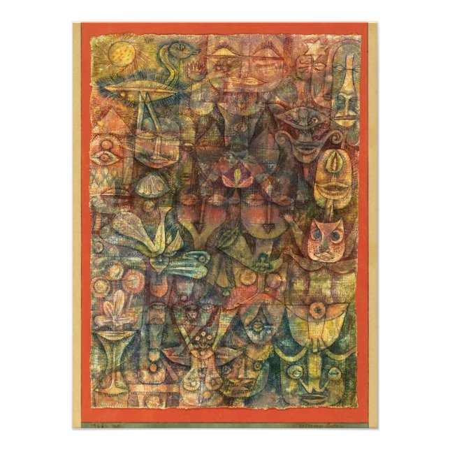 Strange Garden by Paul Klee Photo Print (Front)