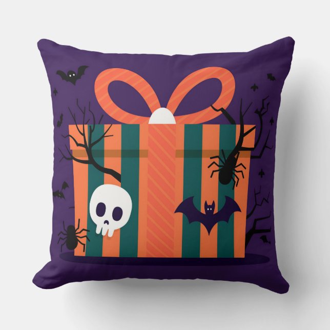 Strange Gift Throw Pillow: Cozy New Model Pillow (Front)