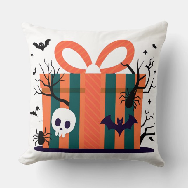 Strange Gift Throw Pillow: Unique New Model Pillow (Front)