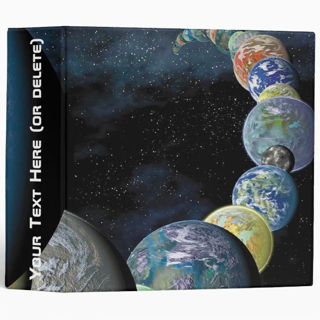Strange New Worlds Alien Planet Montage Binder (Front/Spine)
