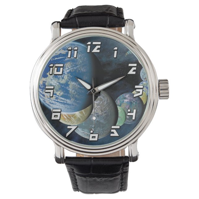 Strange New Worlds Alien Planet Montage Watch (Front)