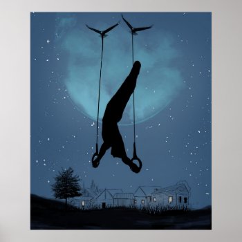 Strange Night Poster by bsolti at Zazzle