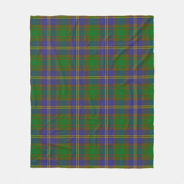 Strange of Balcaskie Plaid Fleece Blanket (Front)