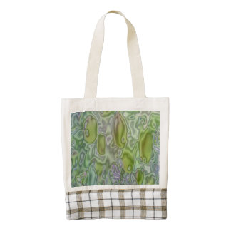 Strange patter of a apple tree zazzle HEART tote bag
