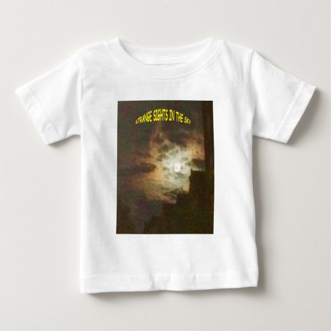 Strange Sights in the Sky Baby T-Shirt (Front)