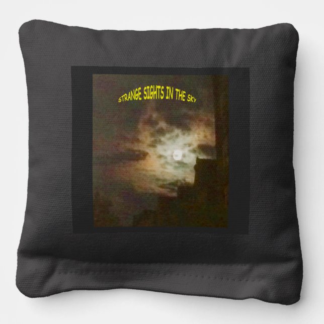 Strange Sights in the Sky Cornhole Bags (Front)