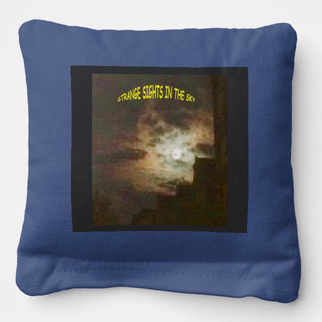 Strange Sights in the Sky Cornhole Bags (Front)