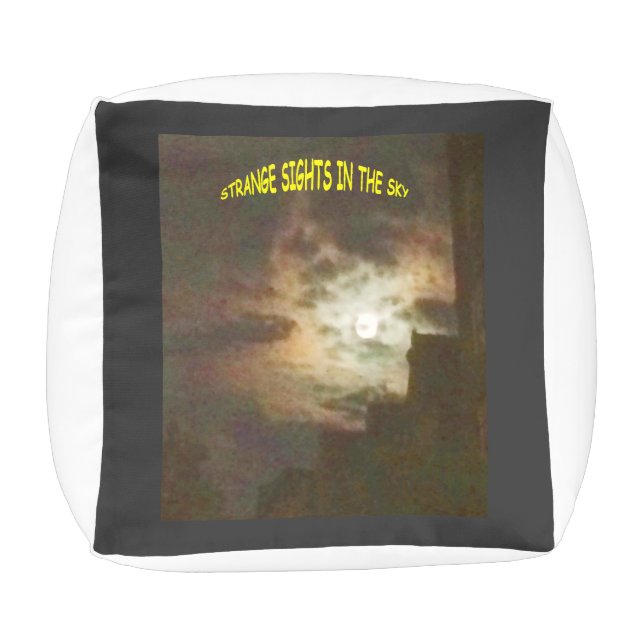 Strange Sights in the Sky Pouf (Bottom)