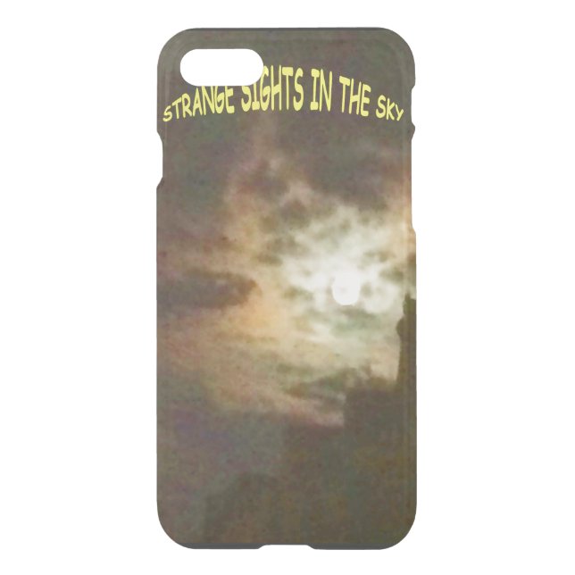 Strange Sights in the Sky Uncommon iPhone Case (Back)