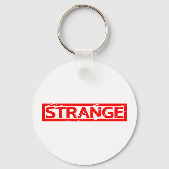 Strange Stamp Keychain (Front)