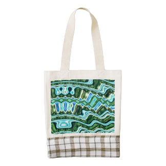 Strange trendy patterm zazzle HEART tote bag