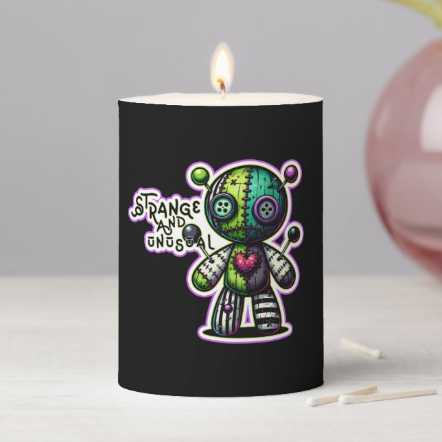 Strange & Unusual Voodoo Bear Love Spell Magic Pillar Candle (In Situ)