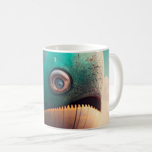 Strange Whale Coffee Mug (Front Right)