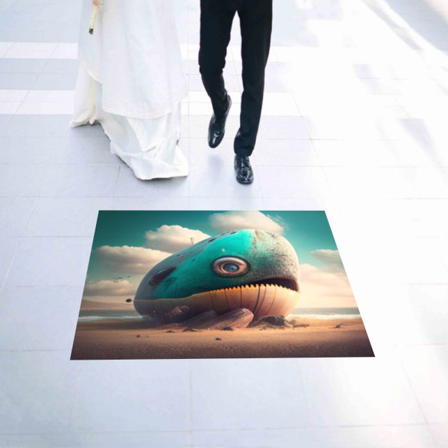Strange Whale Floor Decals (Wedding)