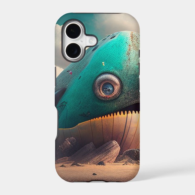 Strange Whale Iphone Case (Back)