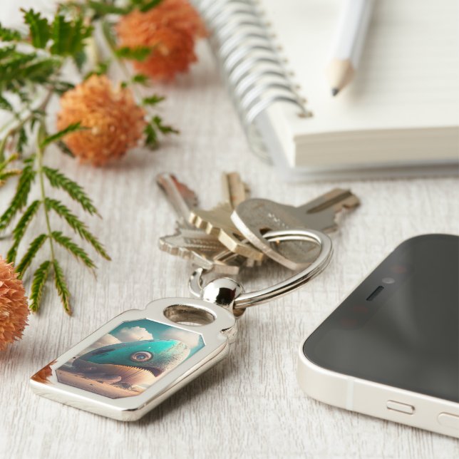 Strange Whale Keychain (Side)