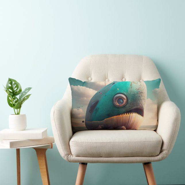 Strange Whale Lumbar Pillow (Chair)