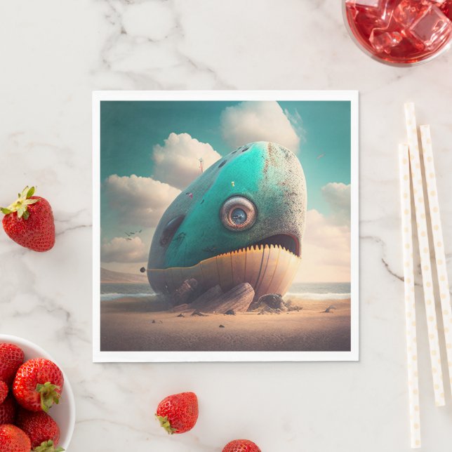 Strange Whale Napkins (Insitu)