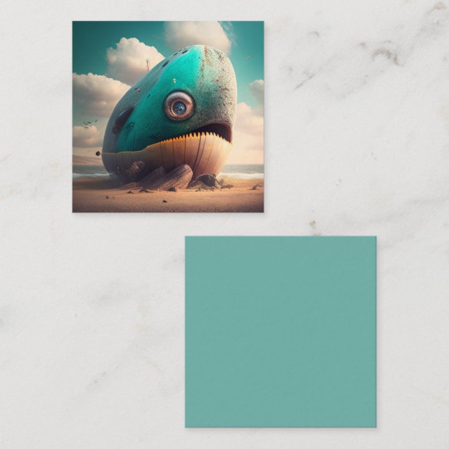Strange Whale Note Card (Front/Back)