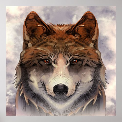 strangely diffuse WOLF Poster