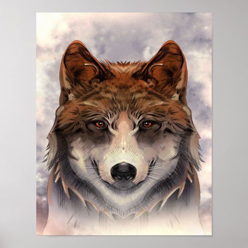 strangely diffuse WOLF Poster